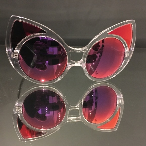 Linda Farrow - Khaleda Rajab + Fahad Almarzoug cat eye sunglasses - Picture 3 of 5